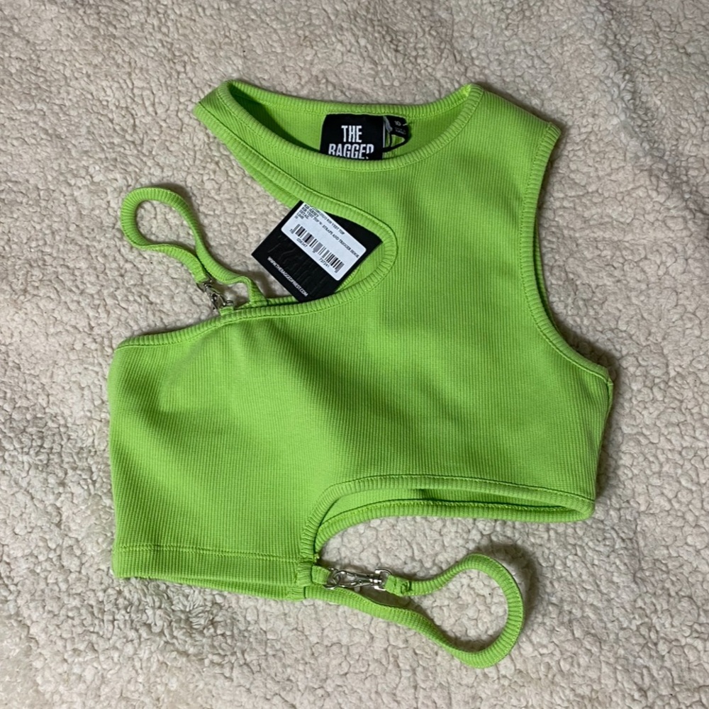 The ragged priest urban outfitters exclusive slither green tank